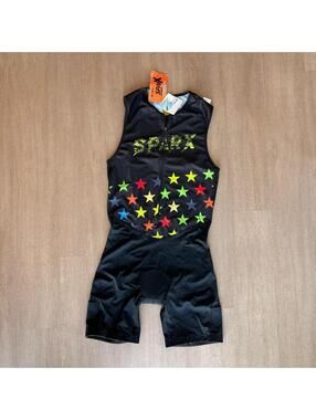 Sparx Men Triathlon Suit  Racing Tri Cycling Skin Suit Bike Swim Run Size XL